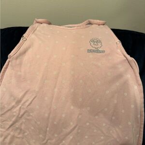 Woolino Pink Polka Dot Sleep Sack
